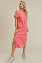 Load image into Gallery viewer, Side Slit Round Neck Sleeveless Midi Dress For Women Versatile, Chic & Comfortable for Any Occasion