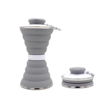 Load image into Gallery viewer, 500ML Foldable Silicone Water Bottle: Ultimate Travel Companion!