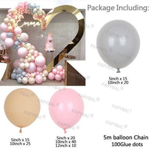 Load image into Gallery viewer, 147pcs Pink Heart Shape Garland Arch Balloons Kit For Wedding Birthday Party Baby Showers Gender Reveal Girls Party Bridal Shower Girl Birthday Ballon Decoration