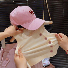 Load image into Gallery viewer, Summer Baby Girl Fashion T-Shirt and Cargo Pants Set - # GIAA212310017