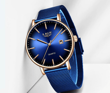 Load image into Gallery viewer, Men's Elegant Watch With Stainless Steel Straps And Special Date Display Excellent Look Unique Design Perfect Gift