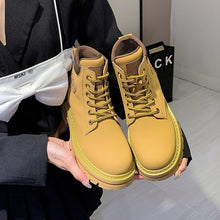 Load image into Gallery viewer, Women’s Genuine Leather Martin Boots