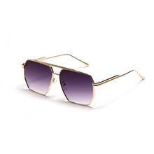 Load image into Gallery viewer, Double Beam Large Frame Sunglasses – Retro Fashion UV400