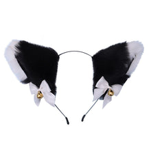 Load image into Gallery viewer, 15 Colors Beautiful Masquerade Halloween Cat Ears Cosplay Cat Ear Party Costume Bow Tie Bell Headwear Headband Gorgeous Hair Accessories For Women