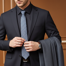 Load image into Gallery viewer, David Button-Up Shirt With Contrast Details // Black // Contemporary Fit (Regular)