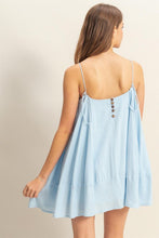 Load image into Gallery viewer, A-Line Flowy Mini Cami Dress with Pockets – Chic, Playful, and Practical for a Relaxed Summer Look with Flowy Design and Convenient Pockets