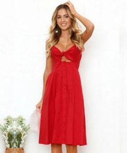 Load image into Gallery viewer, Women Summer Dresses Sleeveless Backless Strap Long Close-fitting Sheath Female Party Evening Dresses Vestidos