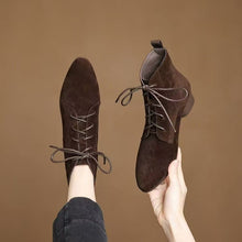 Load image into Gallery viewer, Maillard Matte Pointed Low-Heel Ankle Boots Women
