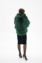 Load image into Gallery viewer, Reversible Genuine Silver Fox Down Fill Coat