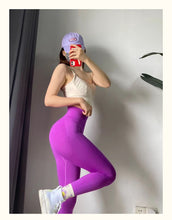 Load image into Gallery viewer, High Waist Seamless Leggings Women Push Up Leggings Women Seamless Lifting Leggings High Waist Workout Yoga Pants Sport Women Fitness Running Yoga Pants Elegant Elastic Leggings For Fitness Figure Enhancing Athletic Leggings