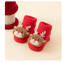 Load image into Gallery viewer, Baby Socks Christmas Newborn For Baby Boys/Girls Christmas Floor Socks Anti-Slip Baby Step Socks For Baby Kids