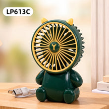 Load image into Gallery viewer, Creative Cartoon Bear Desktop Mini Fans Big Wind Desktop Portable USB Charging Handheld Fan Portable Air Conditioning Handheld Cooling Fan Charging Usb Fan Portable Handheld Fan