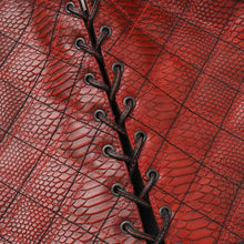 Load image into Gallery viewer, Kingsnake Men’s Motorcycle Leather Vest