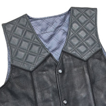 Load image into Gallery viewer, Hammer down Men's Western Style Leather Biker Vest