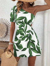Load image into Gallery viewer, Women’s Puff Sleeve Summer Dress – Vacation & Beach Outfit