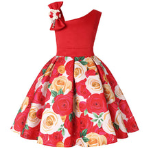 Load image into Gallery viewer, Girls' Dresses Girls' Princess Dresses Digital Print Children's Dresses