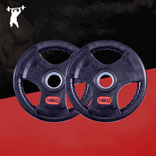 Load image into Gallery viewer, Special Three-Hole Rubber Bag For Gym Weightlifting Barbell Rubber Barbell