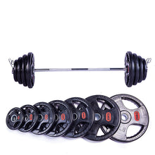 Load image into Gallery viewer, Special Three-Hole Rubber Bag For Gym Weightlifting Barbell Rubber Barbell