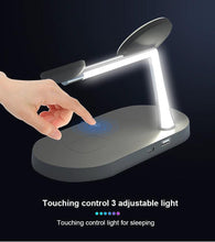 Load image into Gallery viewer, Multifunctional Five-In-One Magnetic Wireless Charging Watch Headset Desktop Mobile Phone Holder Charger 15W Fast Charge