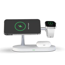 Load image into Gallery viewer, Multifunctional Five-In-One Magnetic Wireless Charging Watch Headset Desktop Mobile Phone Holder Charger 15W Fast Charge