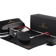 Load image into Gallery viewer, Summer Luxury Aluminum Magnesium Men's Retro Aviation Popular Sunglasses Polarized Men Mirror Glasses oculos Eyewear Accessories For Men