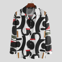 Load image into Gallery viewer, Hawaiian Men For Plus Size Blouse Shirt Shirts Print Fat