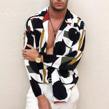 Load image into Gallery viewer, Hawaiian Men For Plus Size Blouse Shirt Shirts Print Fat