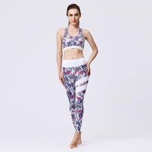 Load image into Gallery viewer, 💪 Seamless 2-Piece Yoga Set – High-Waist Leggings & Crop Top