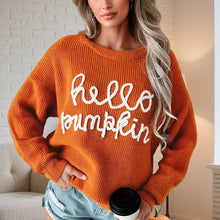 Load image into Gallery viewer, Women's Casual Round Neck Long Sleeve Pullover