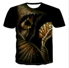 Load image into Gallery viewer, Mens Skull 3D t-shirts
