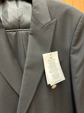 Load image into Gallery viewer, Moda Color Black Double Breasted Turkish Suit with Gold Buttons