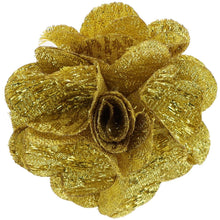 Load image into Gallery viewer, Vittorio Vico Men's Formal Metallic Lapel Pin: Flower Pin Suit Accessories Pins for Suit or Tuxedo
