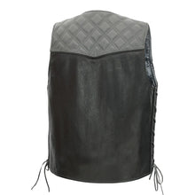 Load image into Gallery viewer, Hammer down Men's Western Style Leather Biker Vest