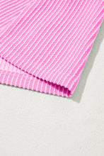 Load image into Gallery viewer, Blossom Corded Crew Neck Puff Sleeve Mini Dress