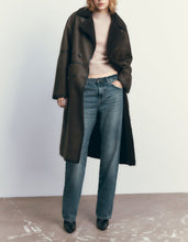 Load image into Gallery viewer, Women’s Belted Double-Breasted Winter Trench Coat