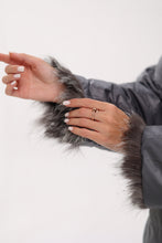 Load image into Gallery viewer, Reversible Genuine Silver Fox Down Fill Coat