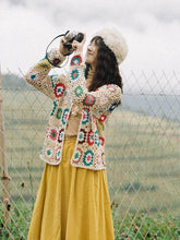 Load image into Gallery viewer, Women’s Hollow Hand Crochet Cardigan