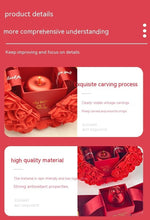 Load image into Gallery viewer, Valentine's Day Soap Rose Gift Box - Crystal Pendant Necklace Set