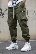 Load image into Gallery viewer, Men’s Multi‑Pocket Drawstring Cargo Pants
