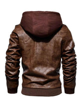 Load image into Gallery viewer, Men's Full Size Zip Up Drawstring Hooded Jacket Plus Size