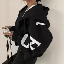 Load image into Gallery viewer, Women’s Zip-Up Printed Sweatshirt – Long Sleeve Casual Jacket