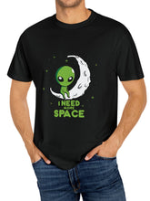 Load image into Gallery viewer, Alien Graphic Shirt for Men – Summer Street Style Casual Tee