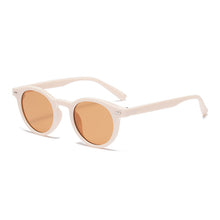 Load image into Gallery viewer, Retro Round UV400 Sunglasses – European Style Tinted Frames