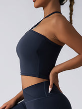 Load image into Gallery viewer, Padded Crop Top Push Up Sports Bra – Seamless Supportive Gym Tank for Women