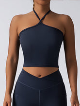 Load image into Gallery viewer, Padded Crop Top Push Up Sports Bra – Seamless Supportive Gym Tank for Women