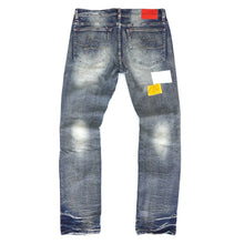 Load image into Gallery viewer, F1715 Frost Patchwork Denim Shredded Jeans - Dirt