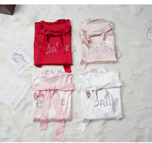 Load image into Gallery viewer, Custom Satin Bridesmaid Robes – Personalized with Name, Title, or Date | Wedding Party Gifts