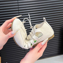 Load image into Gallery viewer, Women's French Hollow Mary Jane Flats – Lace-Up Hidden Platform