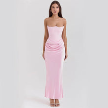 Load image into Gallery viewer, Slim Tube Top Long Dress Sexy Fashion Bandeau Backless Party Evening Dresses For Women Clothing