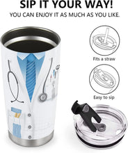 Load image into Gallery viewer, Travel Mug Tumbler — The Perfect Gift for Doctors!